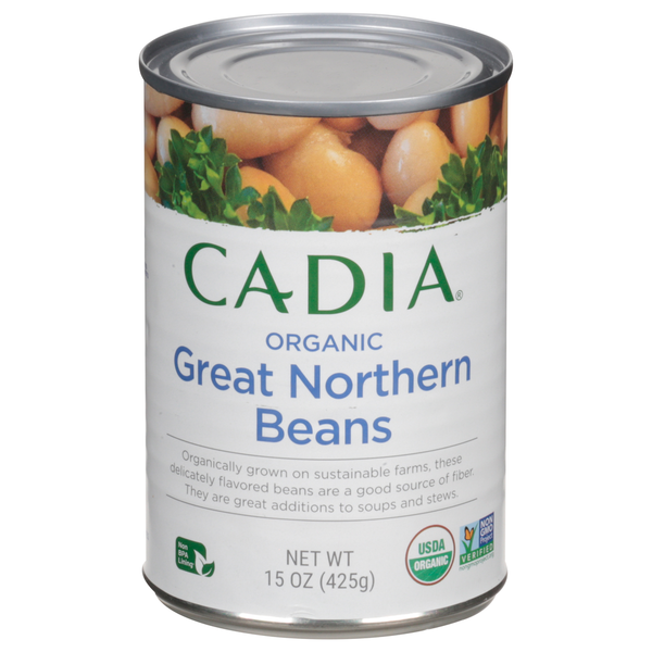 Canned Meals & Beans CADIA Great Northern Beans, Organic hero