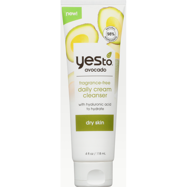 Yes To Daily Cream Cleanser, Dry Skin hero