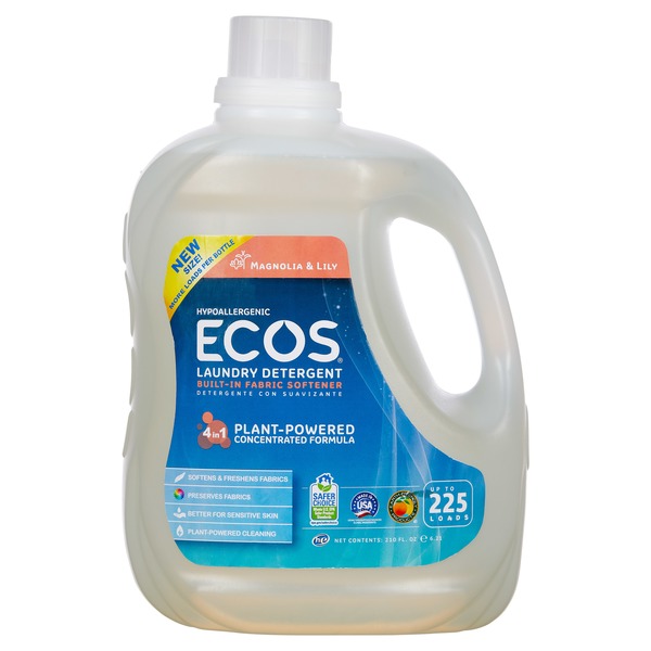 ECOS Laundry Detergent Sheets, 50ct, Magnolia & Lily