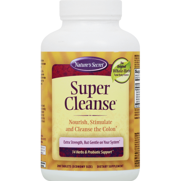 Vitamins & Supplements Nature's Secret Super Cleanse, Tablets hero