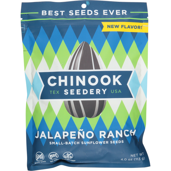 Nuts, Seeds & Dried Fruit Chinook Seedery Sunflower Seeds, Jalapeno Ranch hero