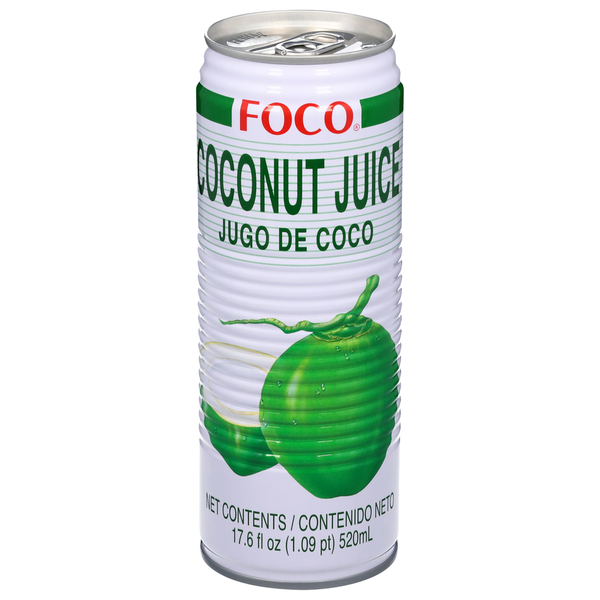 Refrigerated FOCO Coconut Juice hero