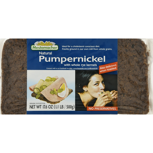 Specialty Breads Mestemacher Pumpernickel, Natural hero