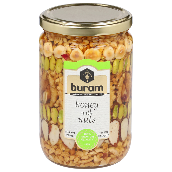 Honeys, Syrups & Nectars Buram Honey, with Nuts hero