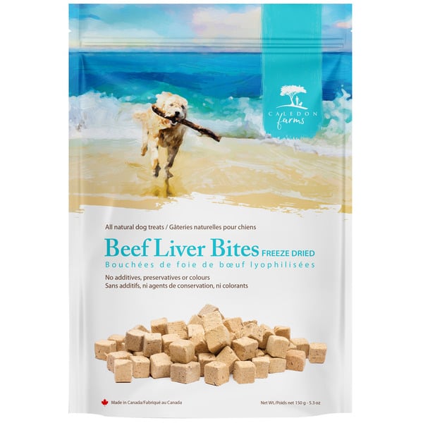 Dog Food & Care Caledon Farms Beef Liver Bites Dog Treats hero