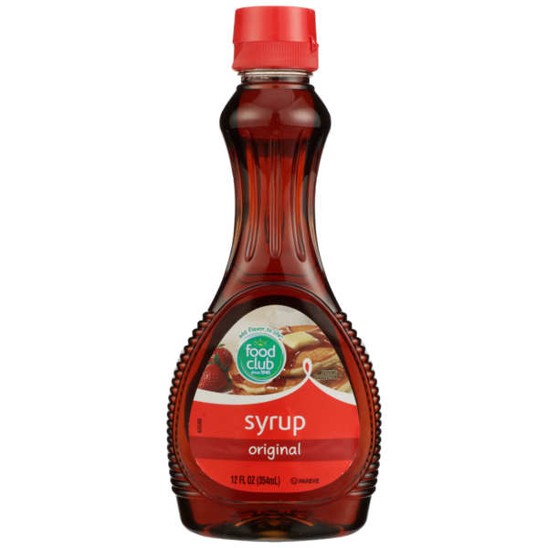 Honeys, Syrups & Nectars Food Club Original Syrup hero