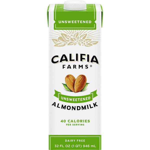 Milk Califia Farms Unsweetened Almond Milk hero