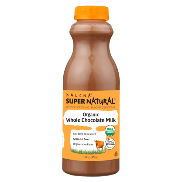 Milk Kalona SuperNatural Organic, Chocolate, Whole Milk, Grass-fed Cows hero