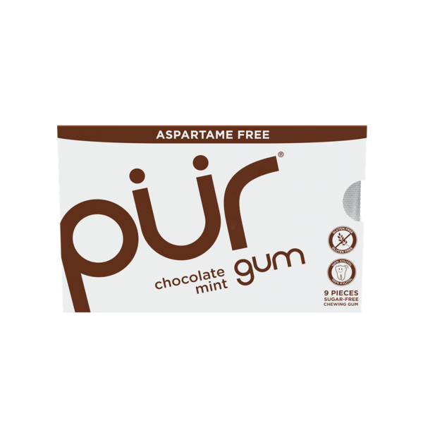 Mint & Gum PÜR Chocolate Mint, Aspartame Free, 100% Xylitol Natural Flavored Gum hero