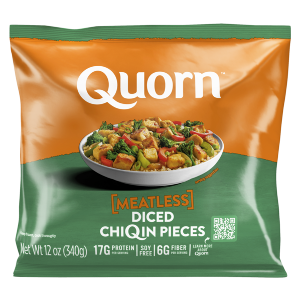 Frozen Vegan & Vegetarian Quorn Pieces, Meatless hero