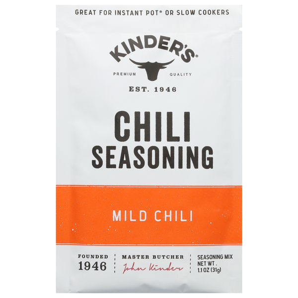 Spices & Seasonings Kinder's Seasoning Mix, Mild Chili hero