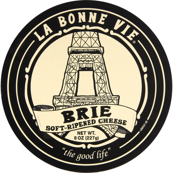 Specialty Cheeses La Bonne Vie Cheese, Brie, Soft-Ripened hero