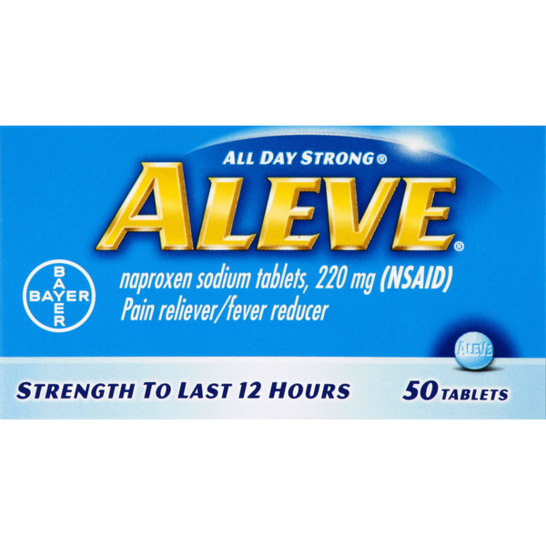 Muscles, Joints & Pain Relief Aleve Pain Reliever/Fever Reducer, 220 mg, Tablets hero