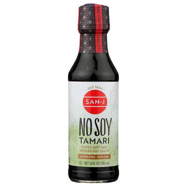 Asian Foods San-J No Soy Tamari Sauce- Soy Free & Gluten Free hero