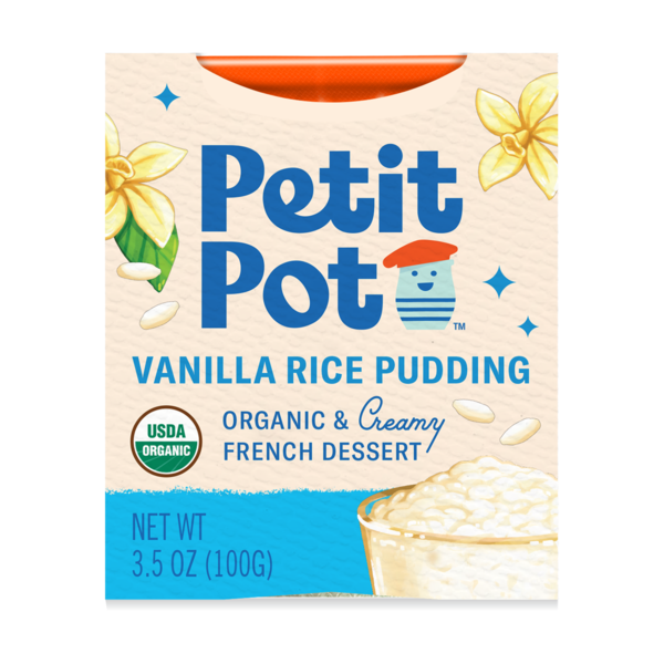 Other Creams & Cheeses Petit Pot Vanilla Rice Pudding, Organic French Dessert hero