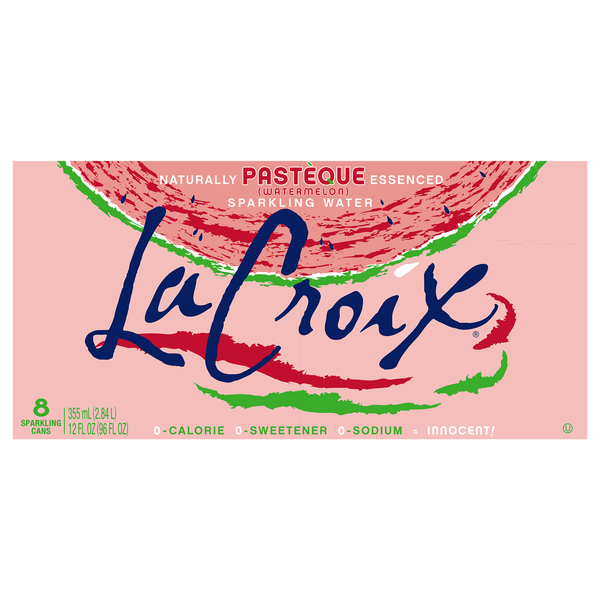 Water, Seltzer & Sparkling Water LaCroix Sparkling Water, Pasteque Watermelon hero