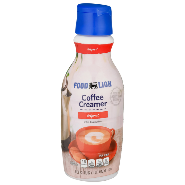 Cream Food Lion Coffee Creamer, Original hero