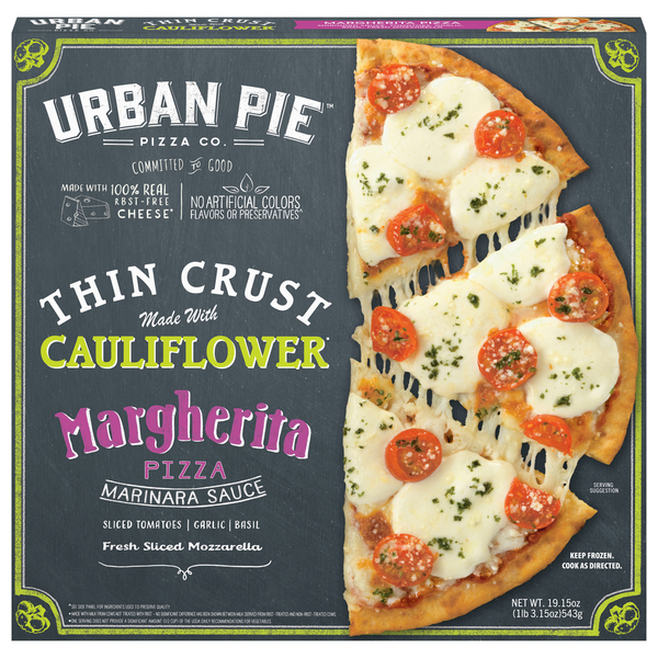 Frozen Pizza Urban Pie Pizza Co. Pizza, Thin Crust, Margherita hero