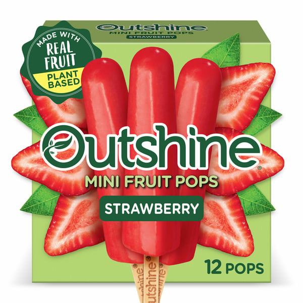 Ice Cream, Novelties & Ice Outshine Strawberry Fruit Bars hero