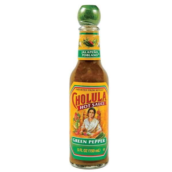 Condiments Cholula Green Pepper Hot Sauce hero