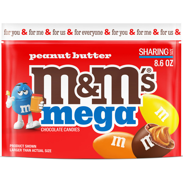 Candy & Chocolate M&M's Mega Peanut Butter Share Size hero