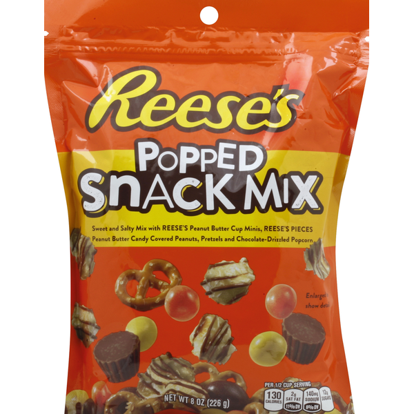 Candy & Chocolate Reese's Chocolate Peanut Butter Popped Snack Mix hero