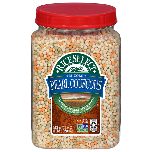 Grains, Rice & Dried Goods RiceSelect Pearl Couscous, Tri-Color hero