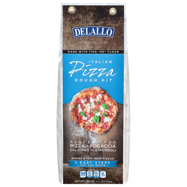 Frozen Pizza DeLallo Dough Kit, Italian Pizza hero