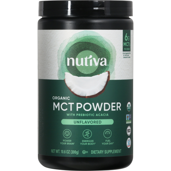 Vitamins & Supplements Nutiva MCT Powder, Organic, Unflavored hero