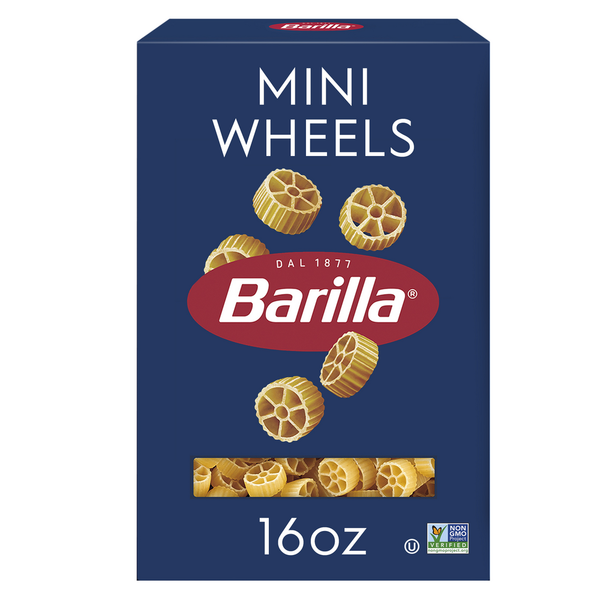 Dry Pasta Barilla Mini Wheels - Non-GMO Pasta Made with Durum Wheat Semolina & Kosher hero