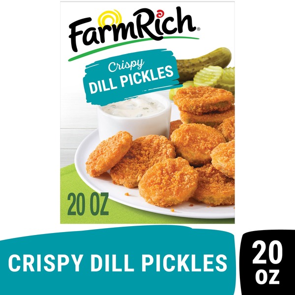 Frozen Appetizers & Sides Farm Rich Crispy Dill Pickles hero