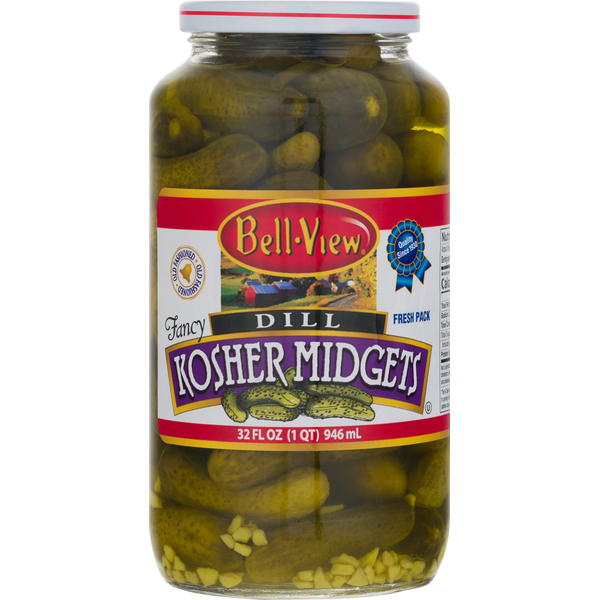 Pickled Goods & Olives Bell-View Pickles, Dill, Kosher Midgets hero