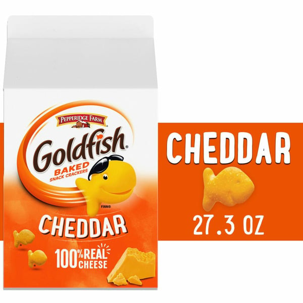 Pepperidge Farm Goldfish  Cheddar Cheese Crackers hero