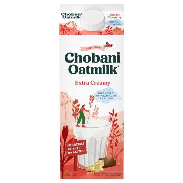 Dairy Alternatives Chobani Oatmilk, Extra Creamy hero