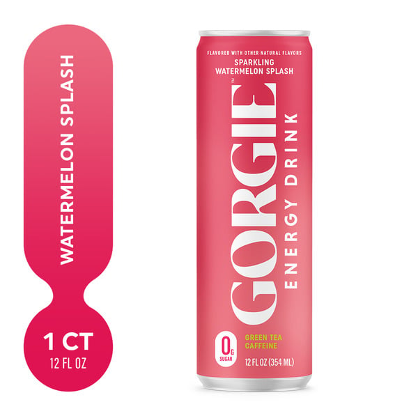 Energy & Sports Drinks Gorgie Energy Drink, Sparkling Watermelon Splash hero