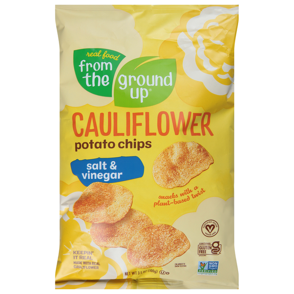 Chips & Pretzels From the Ground Up Potato Chips, Cauliflower, Salt & Vinegar hero