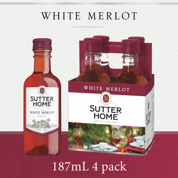 White Wines Sutter Home White Merlot Blush Wine hero