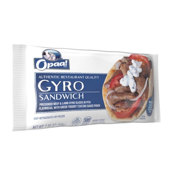 Frozen Meals Opaa! Individual Gyros Sandwich hero