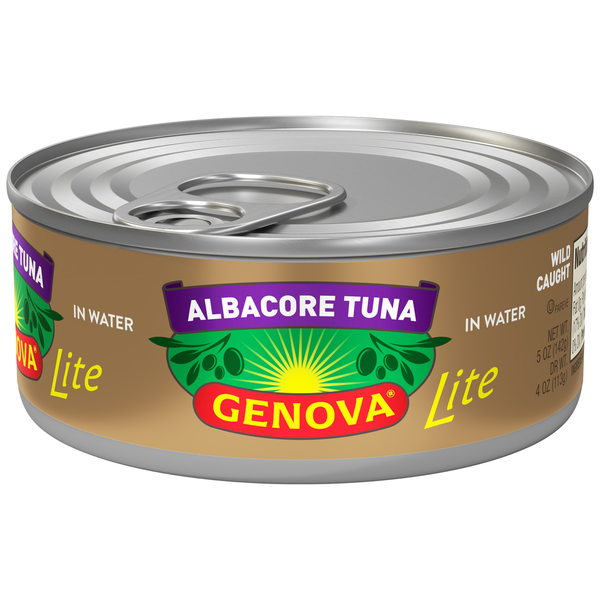 Canned Meat, Seafood & Beans Genova Albacore Tuna in Water hero