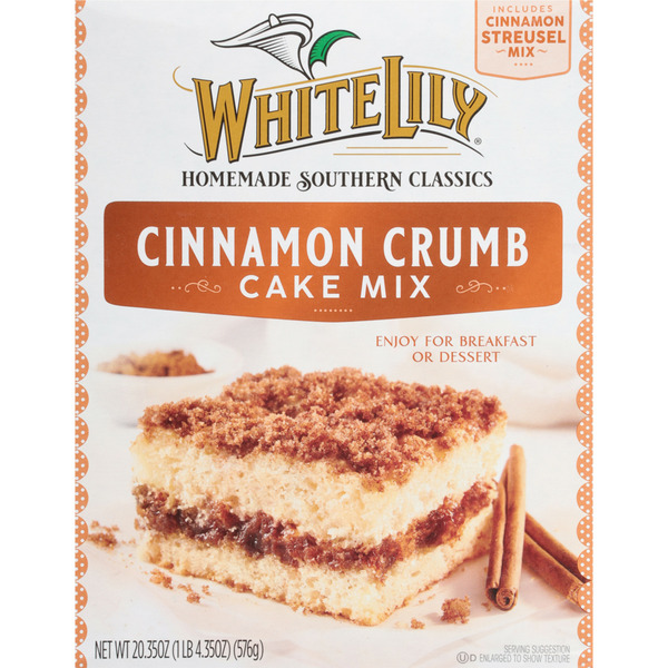 Doughs, Gelatins & Bake Mixes White Lily Cinnamon Crumb Cake Mix hero