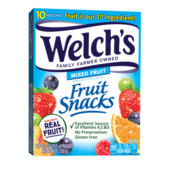 Fruit & Vegetable Snacks Welch's Fruit Snacks, Mixed Fruit hero