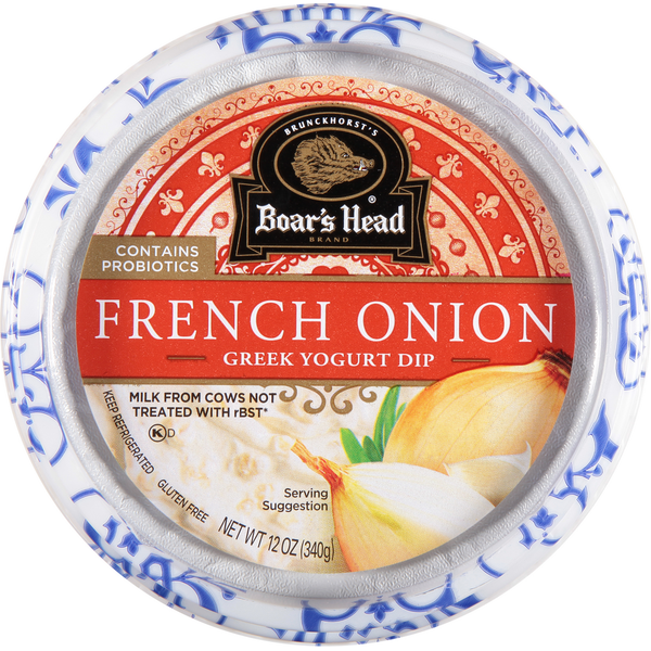 Fresh Dips & Tapenades Boar's Head French Onion Greek Yogurt Dip hero