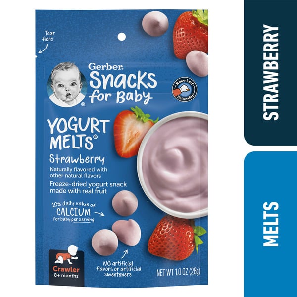 Baby Food & Formula Gerber Yogurt Melts Strawberry hero