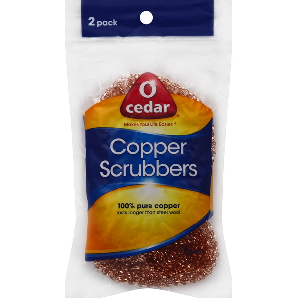 Cleaning Products O Cedar Copper Scrubbers, 2 Pack hero