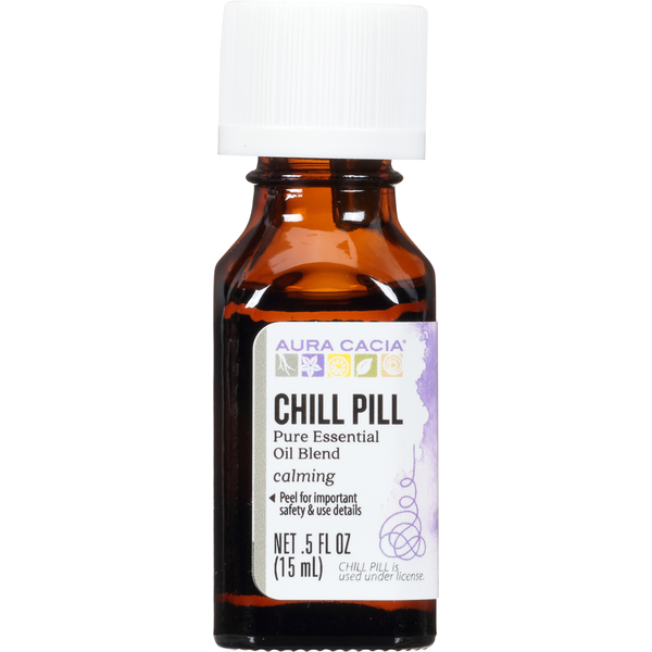 Air Fresheners & Candles Aura Cacia Pure Essential Oil Blend, Chill Pill, Calming hero