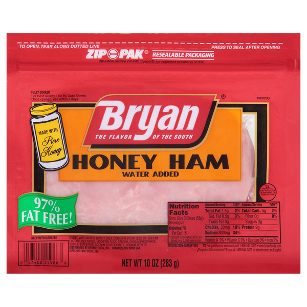 Prepared Meals Bryan Ham, Honey hero