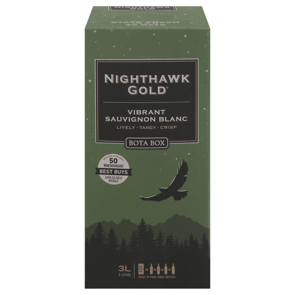 Boxed & Packaged Wine Nighthawk Gold Sauvignon Blanc, Vibrant hero