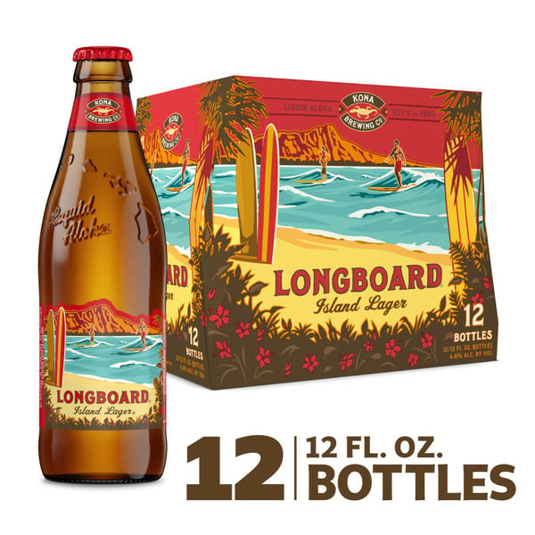 Beers & Coolers Kona Brewing Co. Longboard Island Lager Btls hero