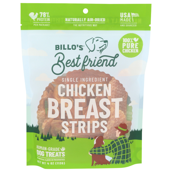 Billo's Best Friend 100% Meat Strips For Dogs hero