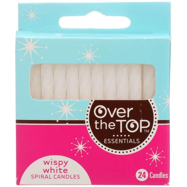 Air Fresheners & Candles Over The Top Wispy White Spiral Candles hero